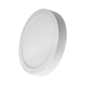 PANEL LED REDONDO SOBREPUESTO LUZ FRIA 6500K 24W STANFORD