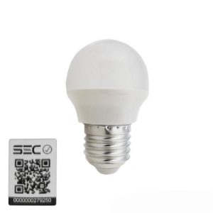 AMPOLLETA LED G45 6W E-27 LUZ FRIA WELLMAX