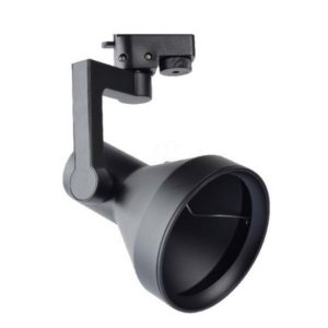 FOCO RIEL MONOFASICO PARA AMP. PAR 30 COLOR NEGRO