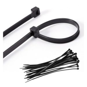 AMARRA CABLE NEGRO 300x4.8MM BOLSA 100 UND