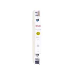 LUZ PILOTO A RIEL DIN LED AMARILLO SLIM 1/2P CNC