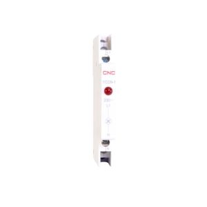 LUZ PILOTO A RIEL DIN LED ROJO SLIM 1/2P CNC