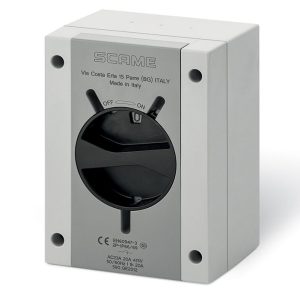 INTERRUPTOR DE MANIOBRA 32A 3P IP69 GRIS SCAME